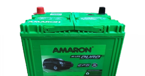 Amaron Hi Life Duro EFB Q85 65Ah 600CCA 90D23L Car Battery